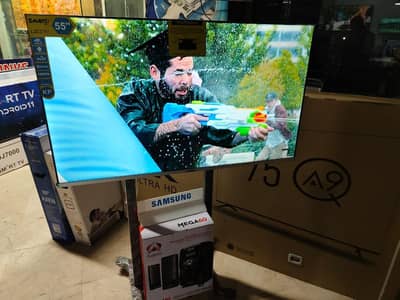 55 inch new box pack LED Tv 4k 3 year warranty all size available