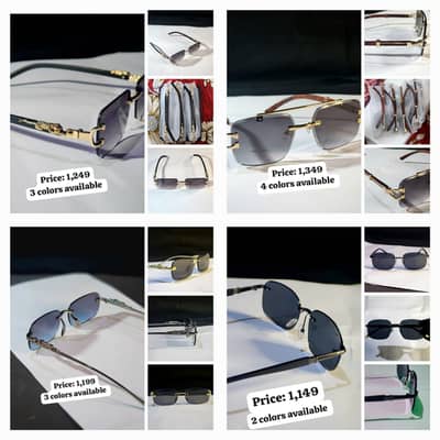 Luxury Sunglasses, Stylish Rimless Sun-Glasses,Men & Women Glasses