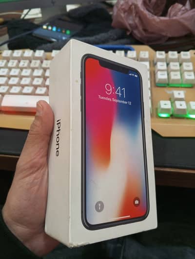 iphone X 256gb official PTA Approved