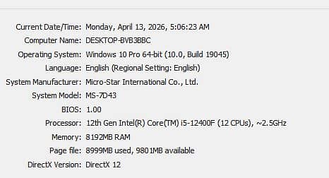 Gaming PC for sale