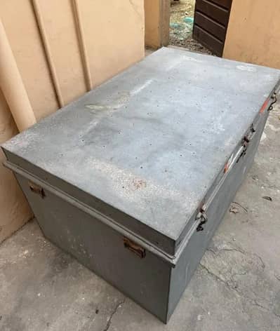 Steel Trunk of Medium Size 4 Feet wide and 2 feet 10 inches depth