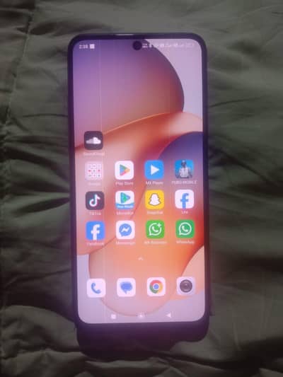 redmi note 12 line in screen