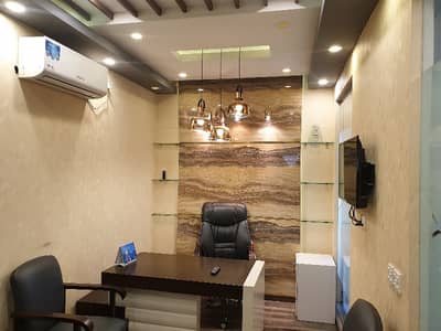 PHASE 2 VIP LAVISH FURNISHED OFFICE FOR RENT WITH LIFT PARKING WITH EXECUTIVE CHAMBER MEETING ROOM WORK STATION