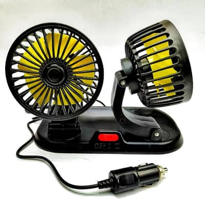 car Dashboard Fast Cooling Double Heads Mini fan free delivery