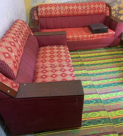 Sofa Set 3+1+1 seater For sale