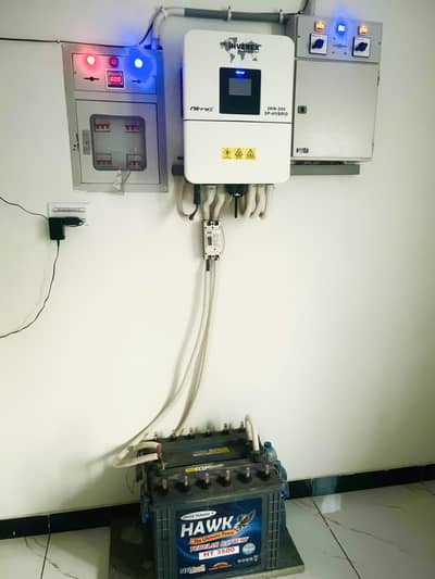 Inverex nitrox 3kw with 2 hawk 3500 batteries