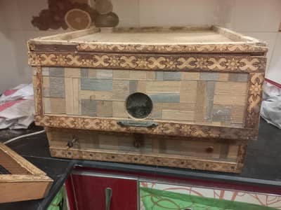 Egg Incubator Manual Wooden Box Home Made Hatchery Machine