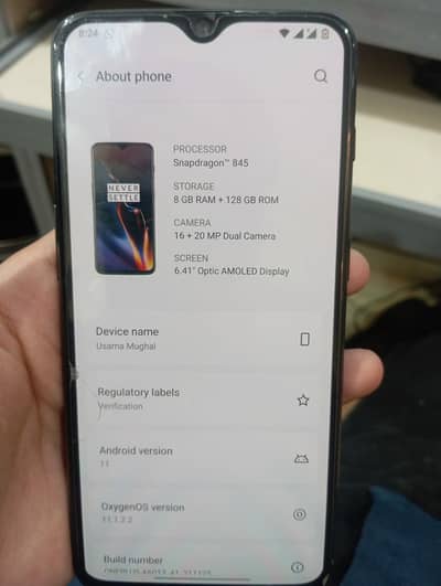 One plus 6T 20,000 only PTA