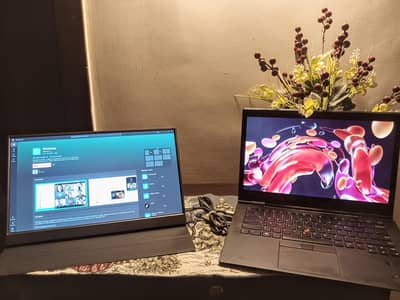 15.6" Ultra-Slim Portable Monitor | Dual Speakers | IPS | Complete Bo