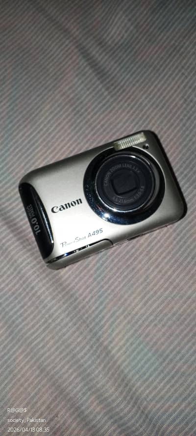 CANON POWERSHOT A495 WITH 2GB CARD