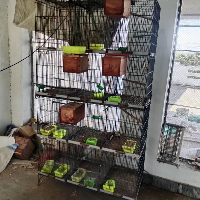 4 portion cages  fixed and portable 1