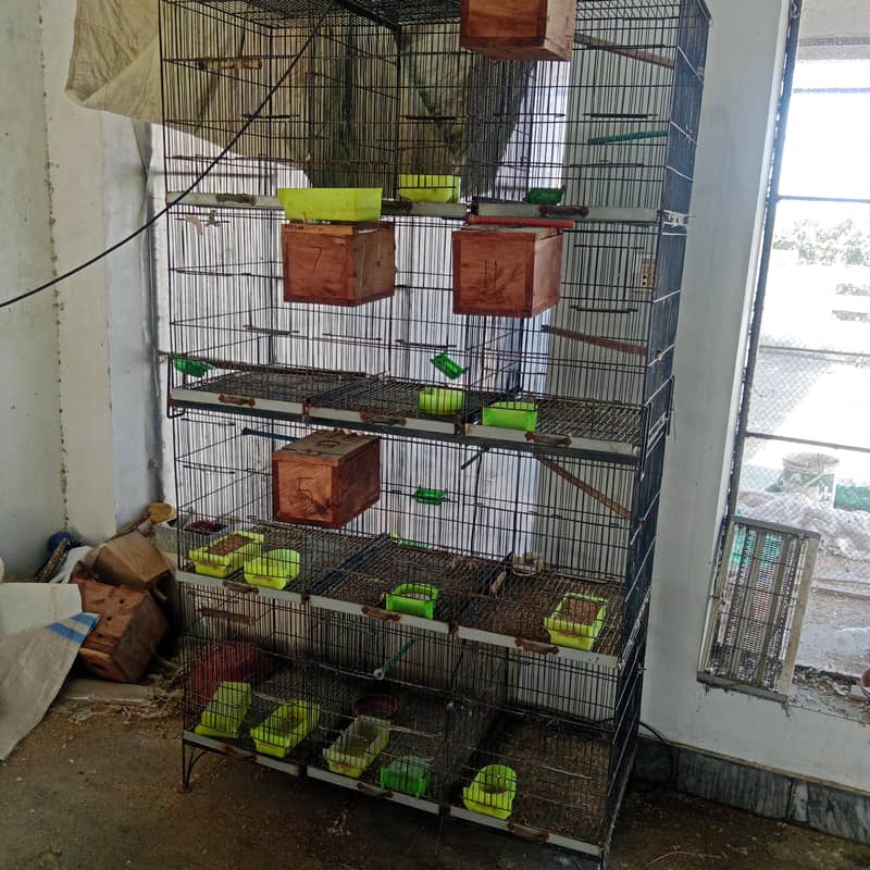 4 portion cages  fixed and portable 4