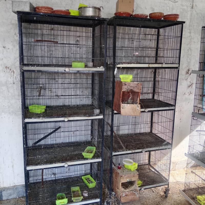 4 portion cages  fixed and portable 5
