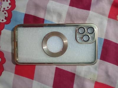 Iphone 11 Pro - Transparent Gold BackCover