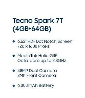 tacno spark 7t 4/64
