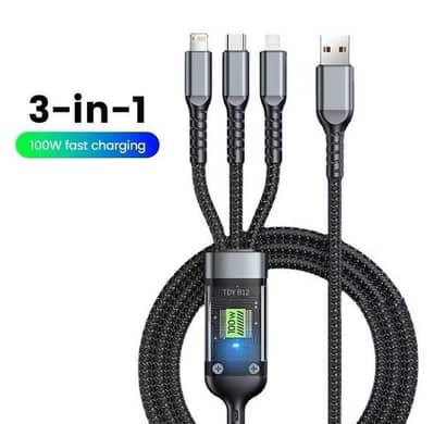 3 in 1 Fast Charging Cable