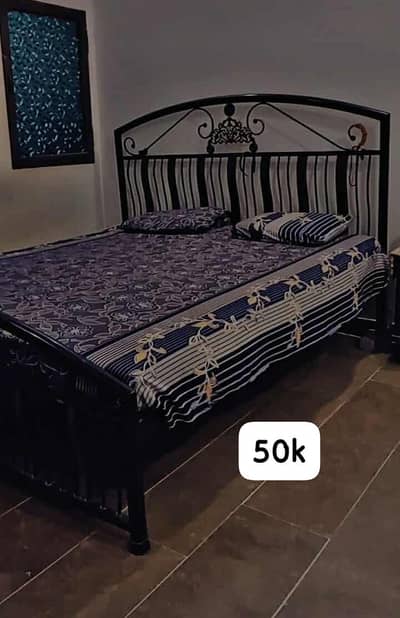 iron bed king size molty form matterss