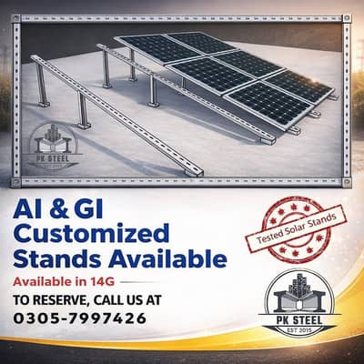 Solar Structure / Solar Stand / Solar Frame / Aluminium Solar Steel