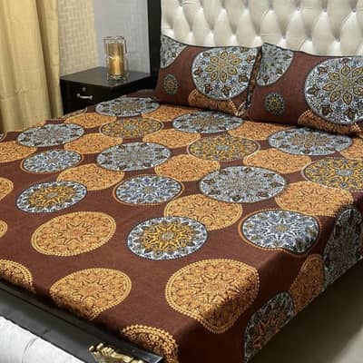 Double Bedsheets  set crystle cotton