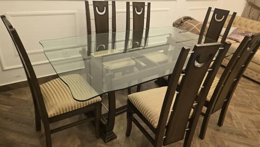 dining table with 6 chairs