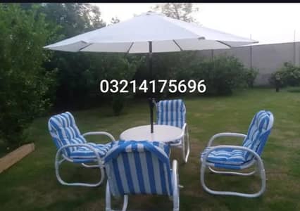 OUTDOOR GARDEN UPVC RATTAN FURNITURE SOFA SET CHAIR TABLE UMBRELLA