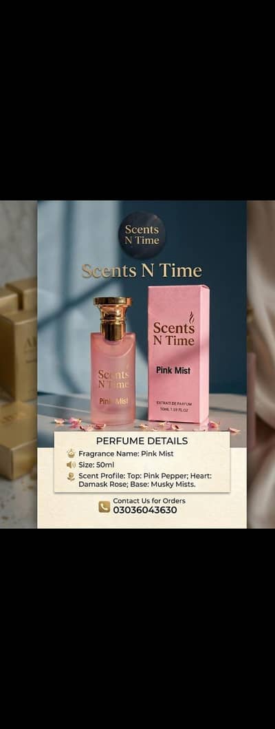 PERFUMES | FRAGRANCE | PINK MIST BY ABN| 50ML|