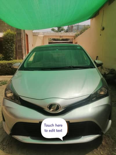 vitz 2015 registered 2017. silver color.