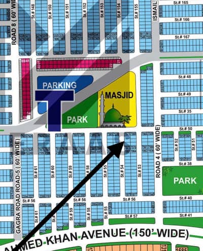Prominently-Located 5 Marla Residential Plot Available In DHA Phase 1 - Sector T