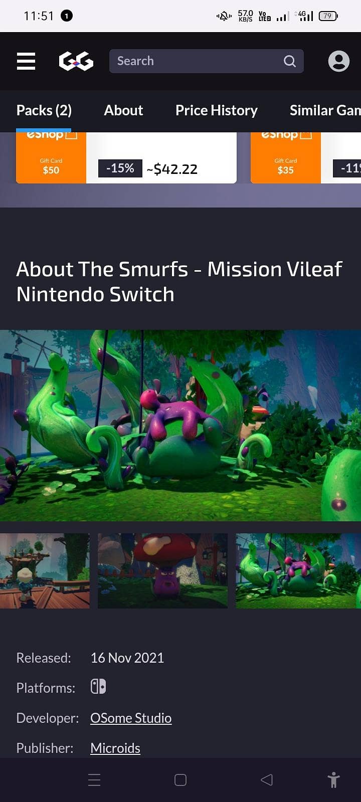 Nintendo switch games setup 1