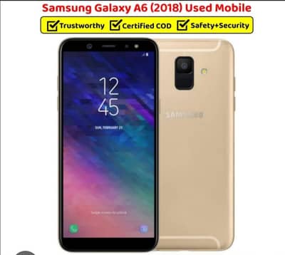 4gb 64 GB Samsung A6 2018