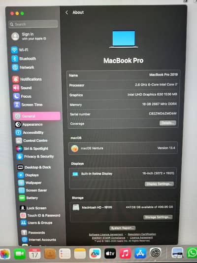 apple MacBook Pro 16-Inch (2019) – 512GB | Brand New Condition