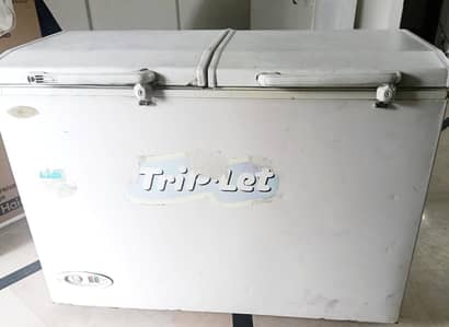 waves double door fridge and freezer