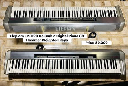 Elepian EP-20 Columabia digital piano 88 Hammer weighted keys Keyboard
