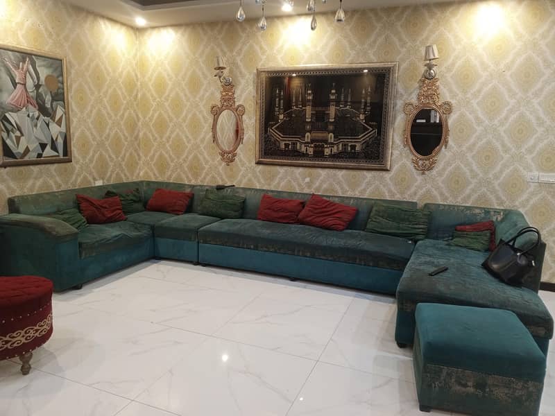 L shape sofa set 1