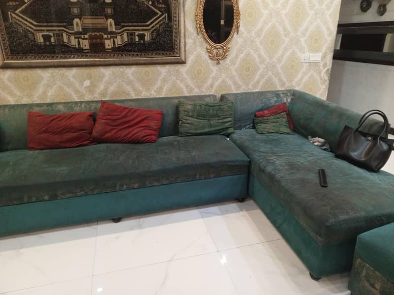 L shape sofa set 2