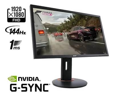 Acer 24inch 144hz 1ms Gaming Monitor PC, PS5