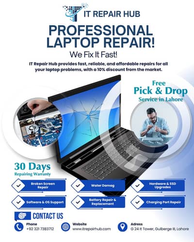 Fast & Reliable Laptop Fixing – Expert Technicians Available