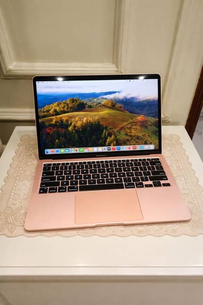 apple MacBook air m1 2020 machine rose gold