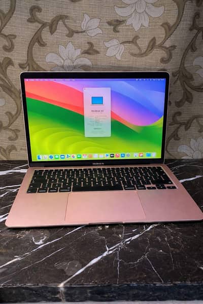 apple MacBook air 2020 laptop core i3 rose gold