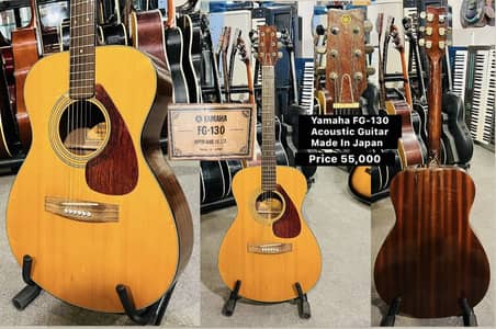 Yamaha FG-130 Acoustic guitar Made in Japan / Piano / Keyboard / Amp