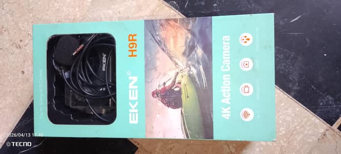 4k action camera with external mic complete assesries