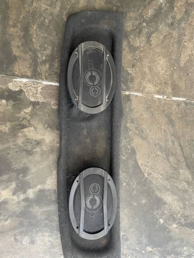 Daihatsu cuore rear speaker original fitting with pioneer speakers