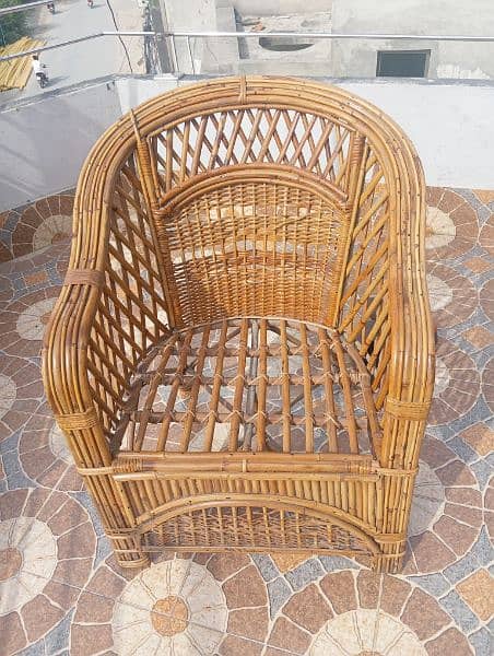 Cane sofa set 2