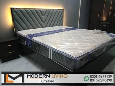 King Bed With 2 Storage Side Tables Best Quality