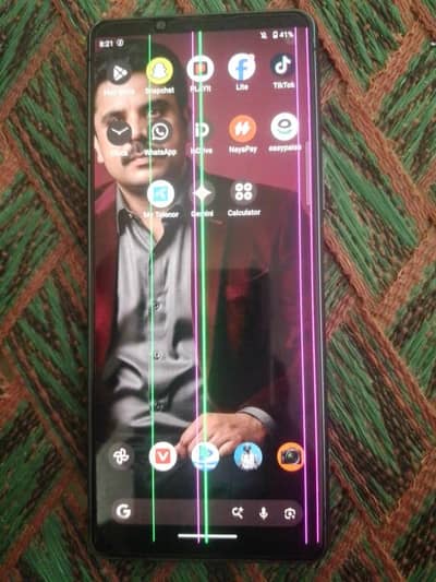 Sony Xperia 5iii just all ok just three lines