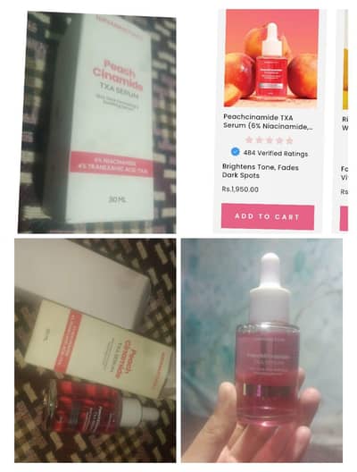 peach cinamida TXA serum