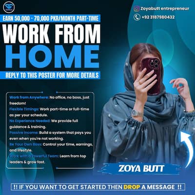 fresher required (female)18 to35