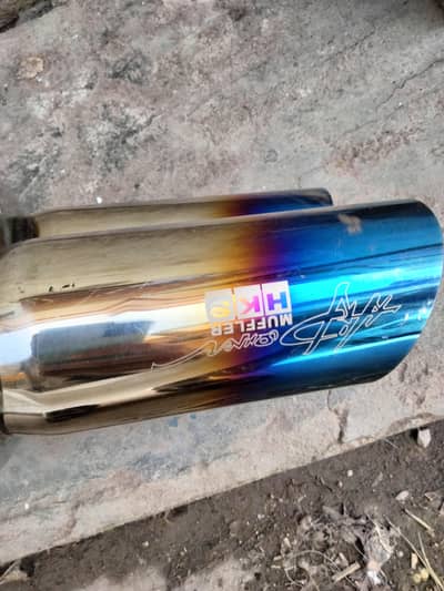 Exuast urgent sale with piping