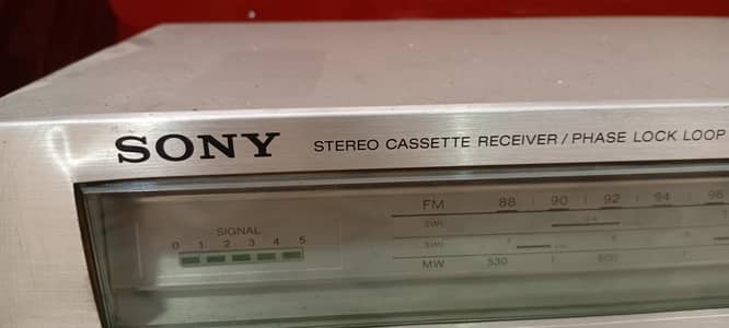 sony stereo cassette deck