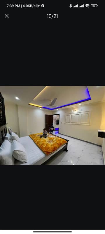 2 Bed furnish Apartment available tonight for rent in Islamabad E11 2